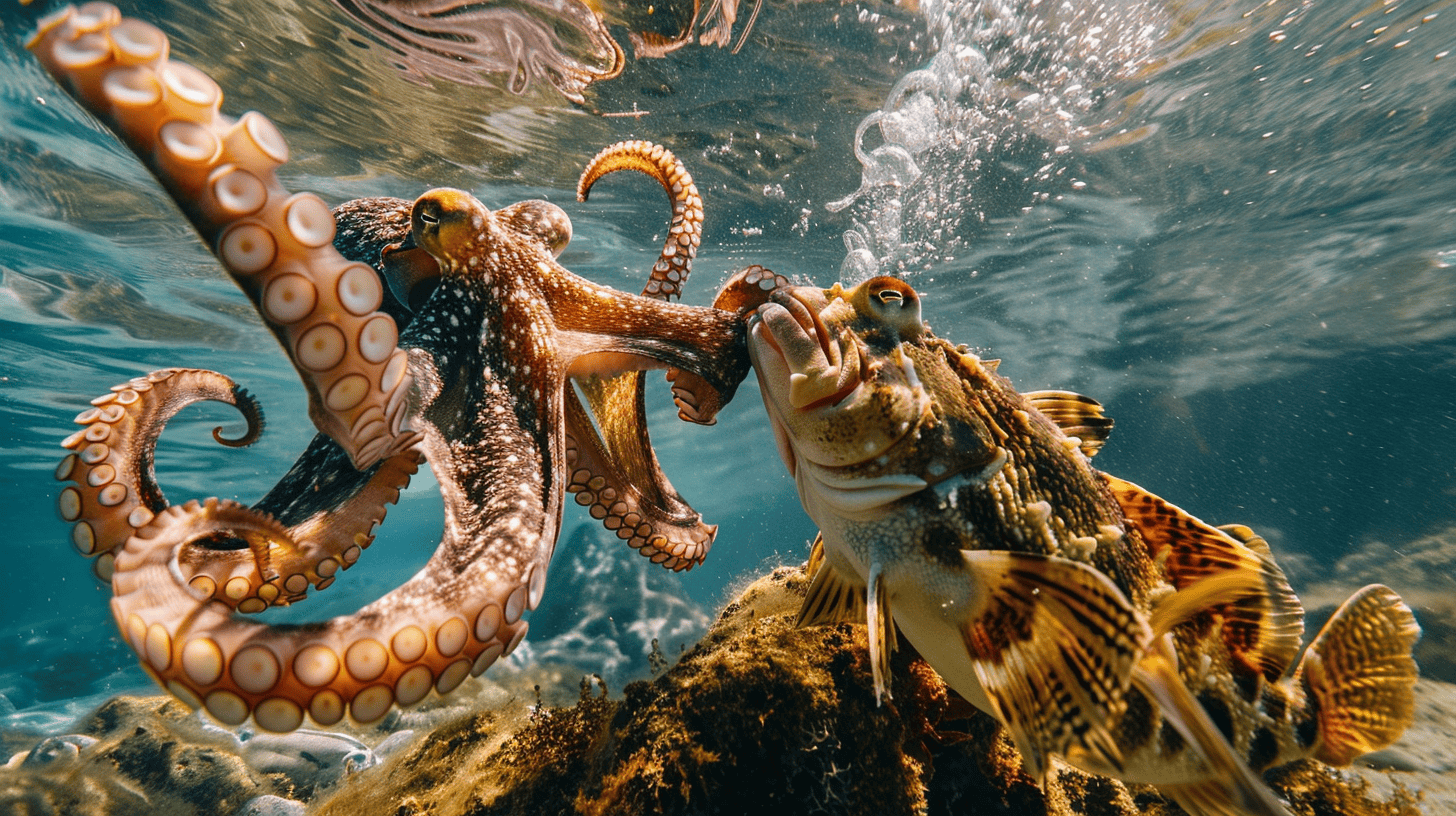 Do Octopuses Punch Fish For No Reason?