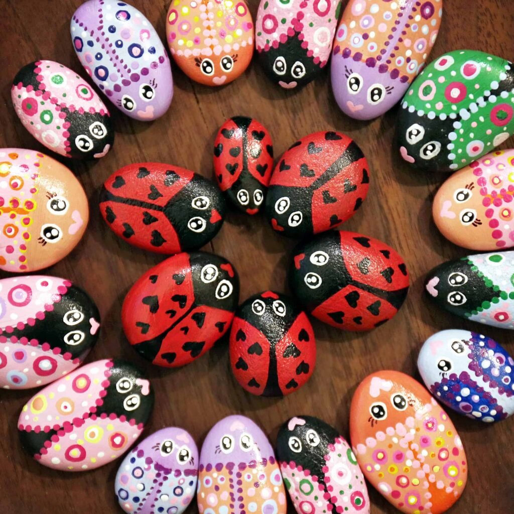 Painted stones