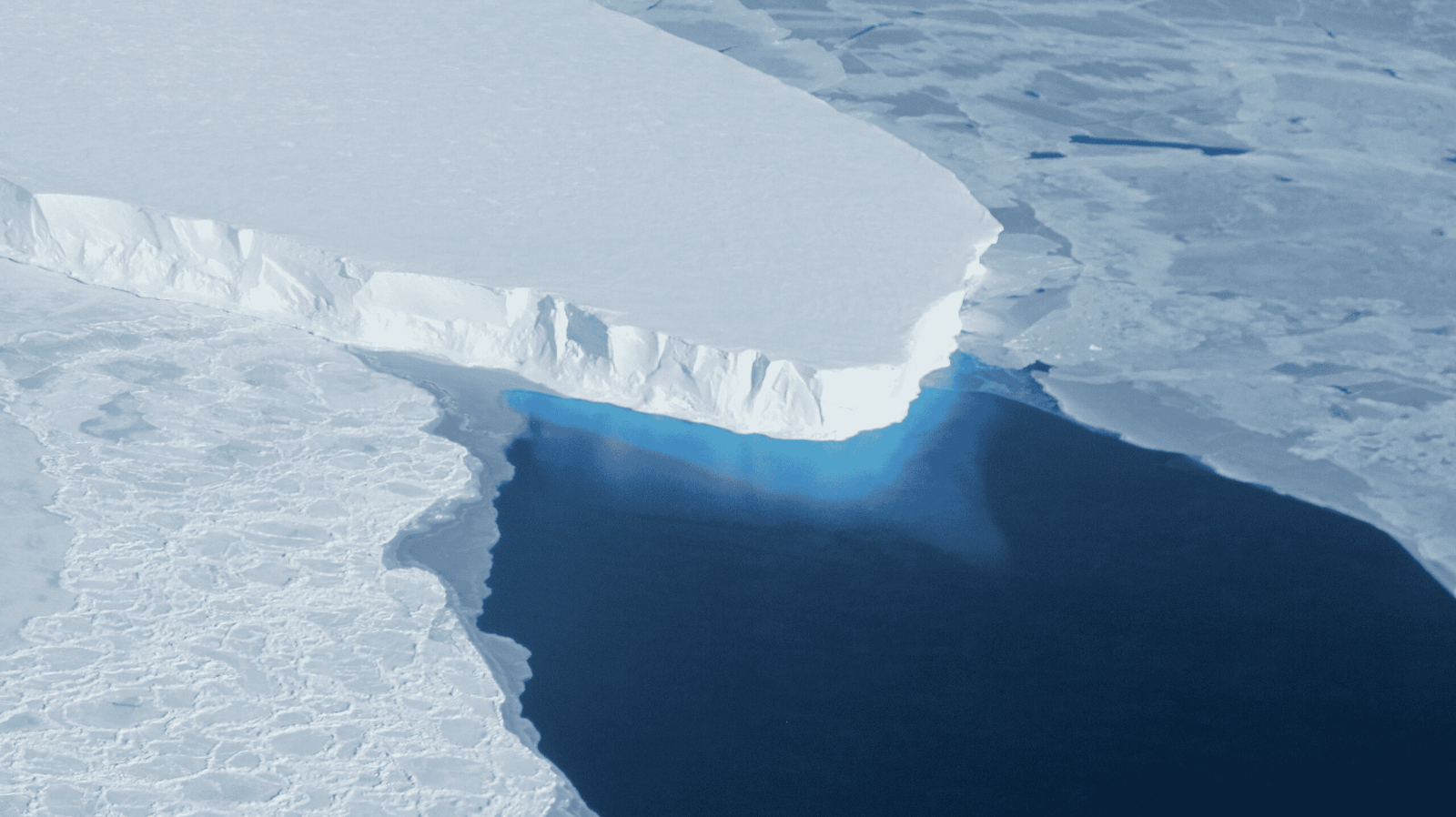 Thwaites Glacier in West Antarctica.