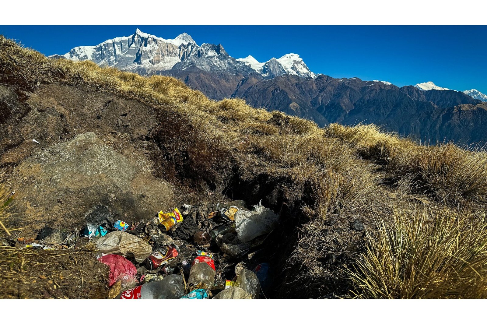 Pollution affecting the pristine environment of the Himalayas
