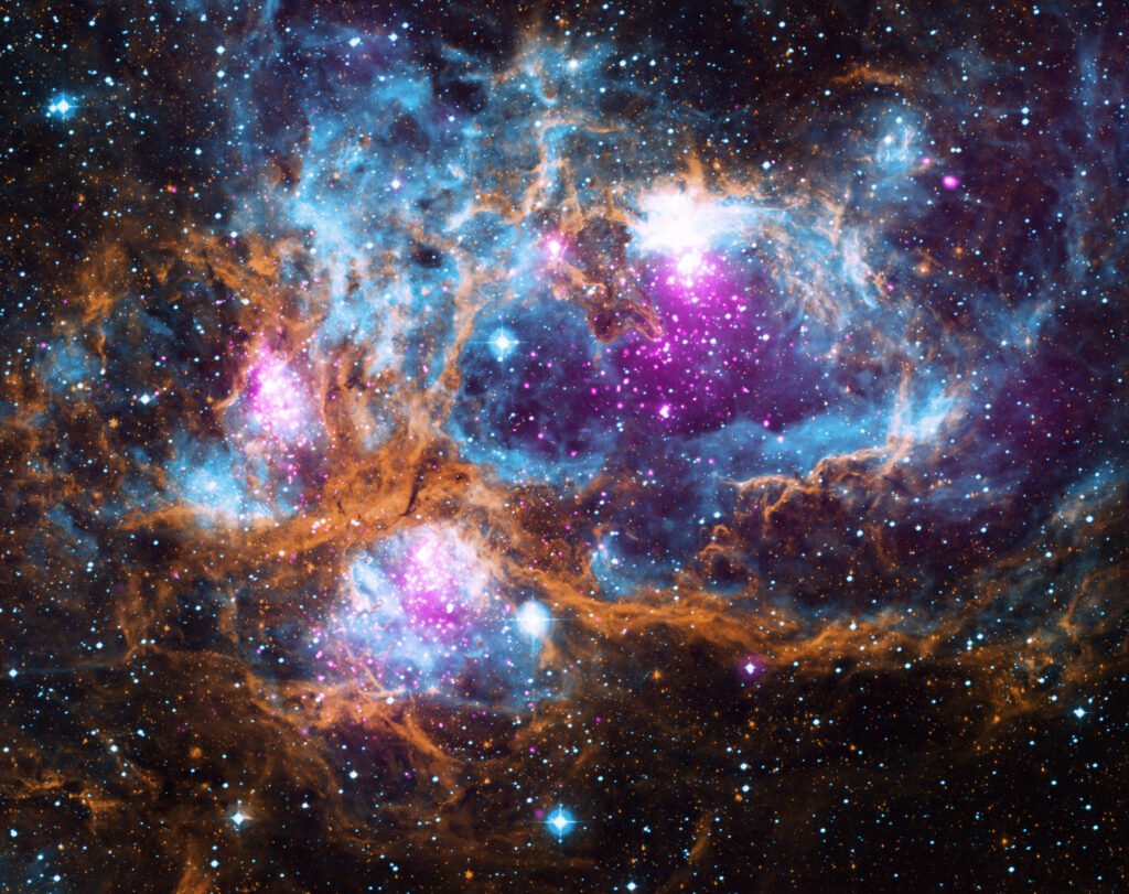 A visual view of a galaxy
