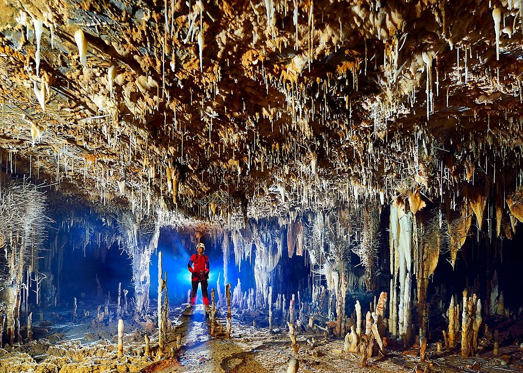 Deep caves