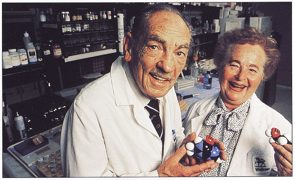 Nobel Prize winners, Dr Hitchings and Dr Elion.