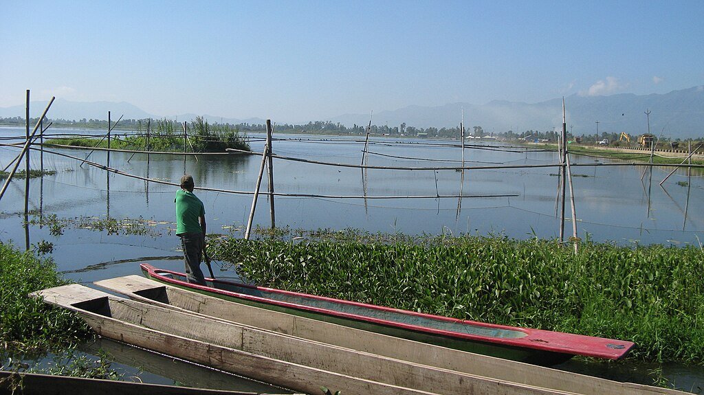 Floating islands of Loktak Lake