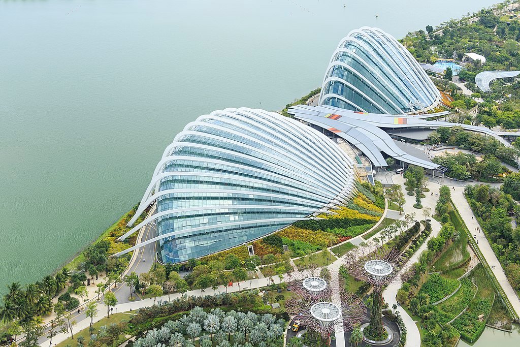 Singapore garden in a City