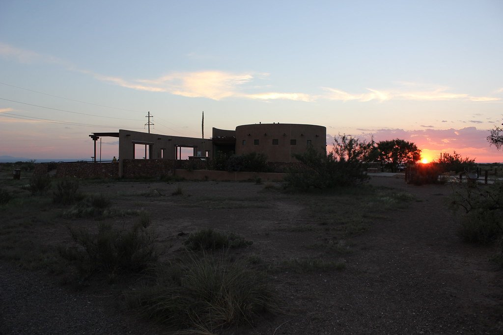 Marfa Lights viewing area. 