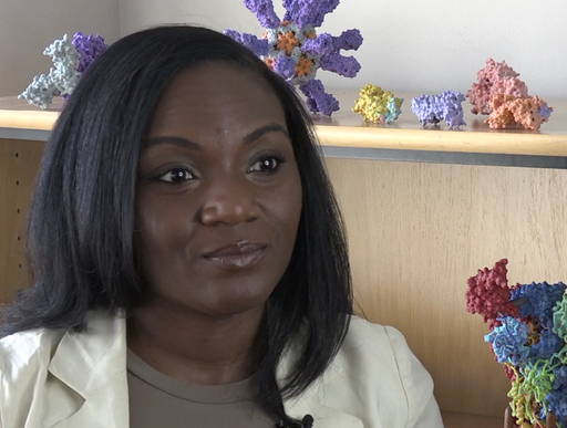 Kizzmekia Corbett, Ph.D., of NIAID's Vaccine Research Center in 2020.