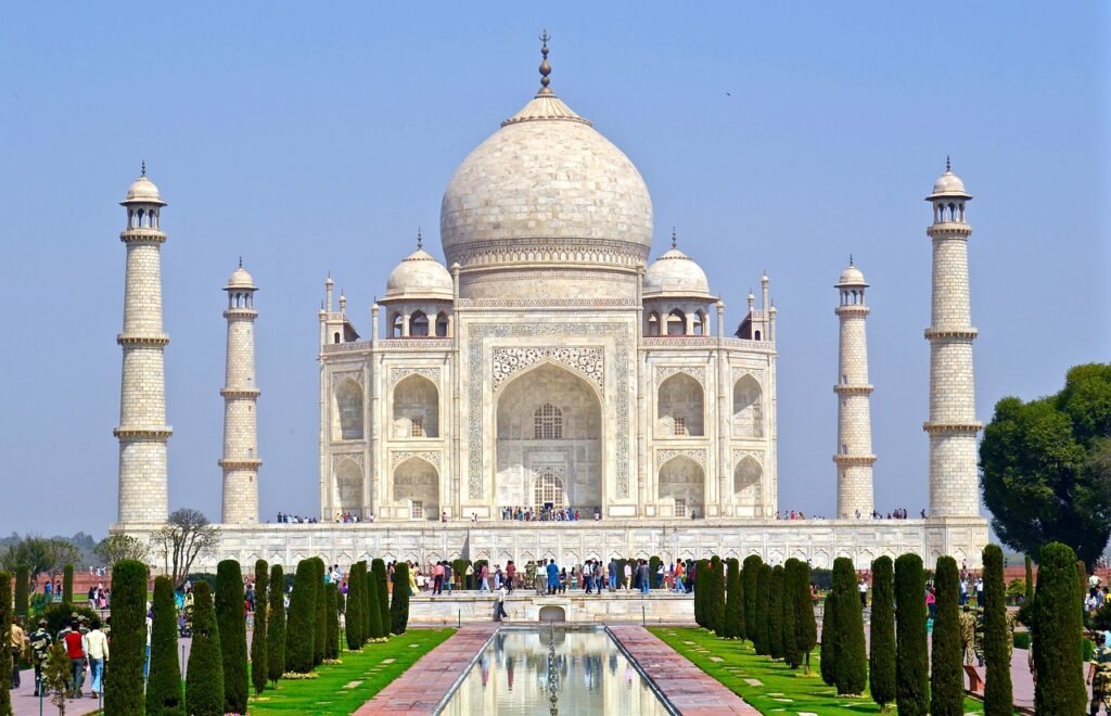 Taj mahal in India