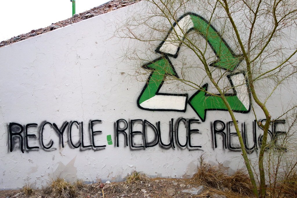 recycle reduce reuse graffiti