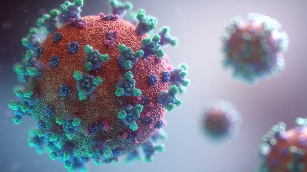 Visualization of the coronavirus causing COVID-19.