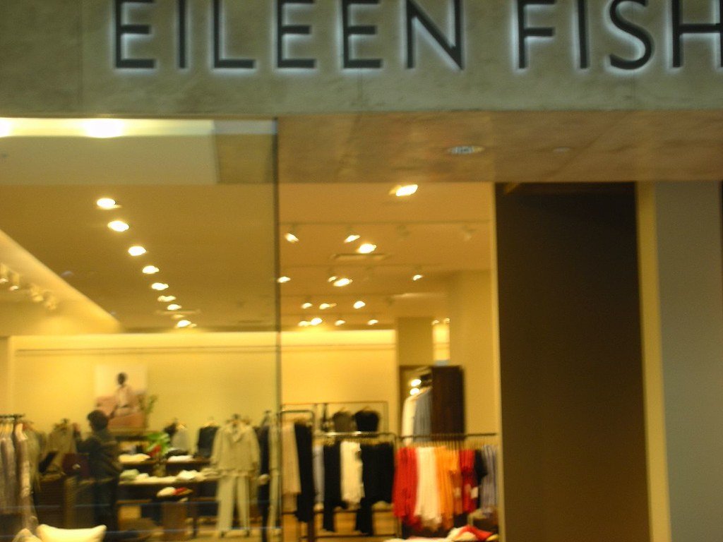 Eileen Fisher boutique. 