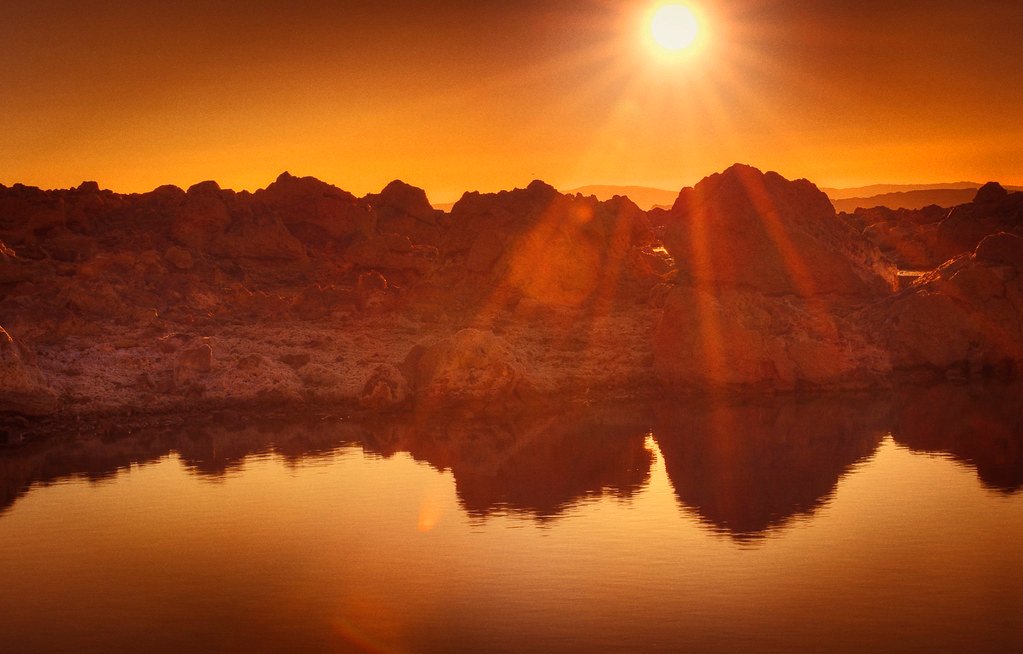 Water on Mars.