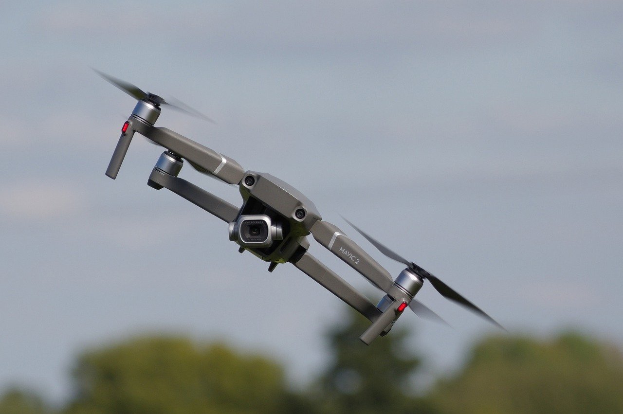 Drone Technology: Aerial Surveillance (image credits: pixabay)