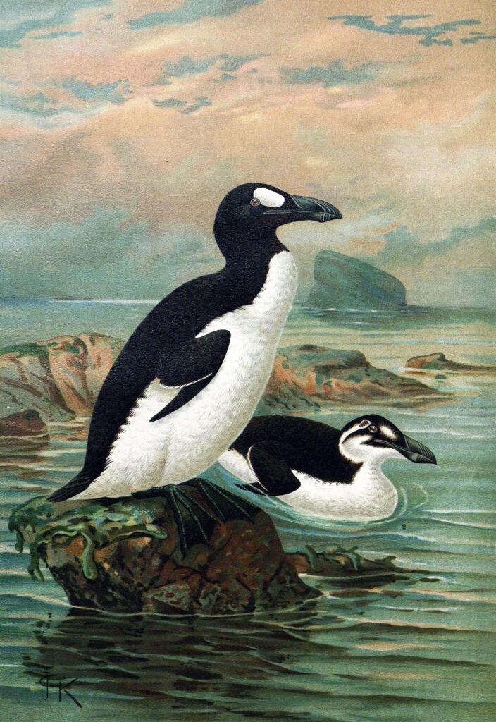 The Great Auk’s Last Cry: How Exploitation Led to an Iconic Bird’s Extinction