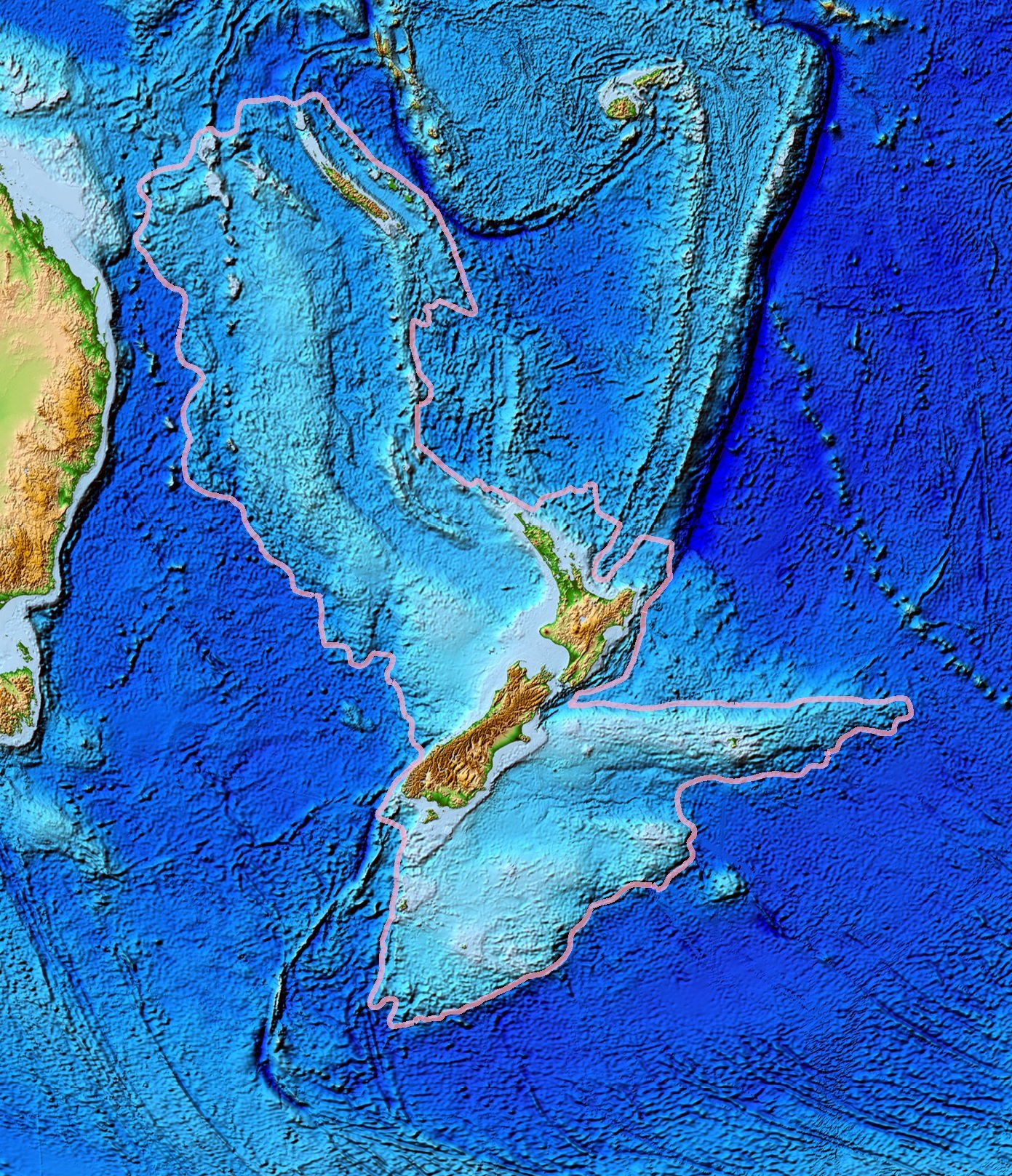 Unearthing the Mystery of Zealandia (image credits: wikimedia)
