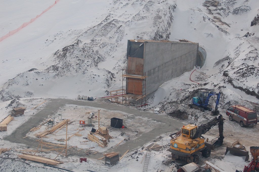 Seed vault, seeds, plants