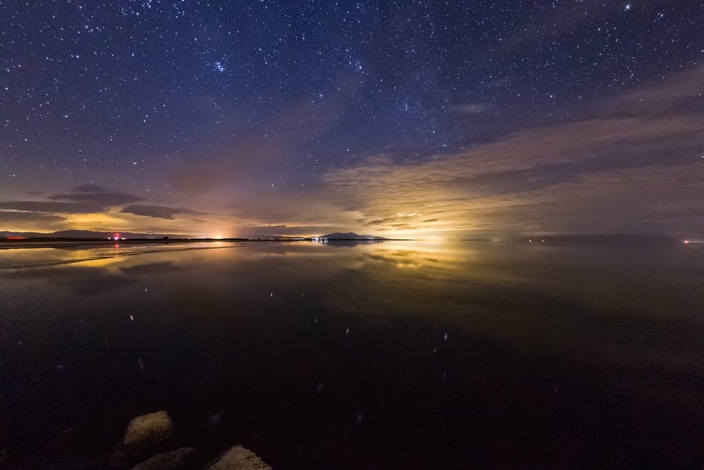 Clouds and stars