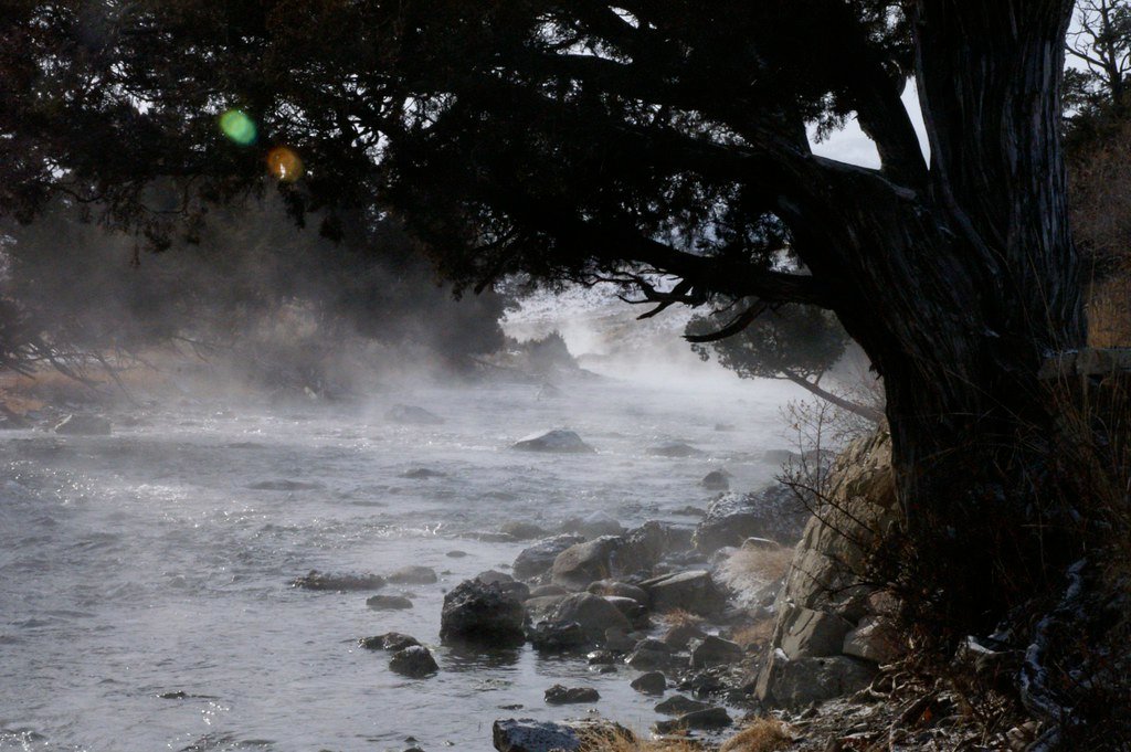 Steam on the Boiling River.