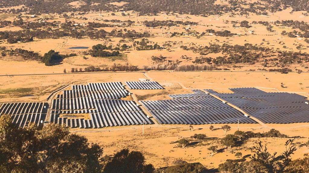 Solar farm in Canberra.