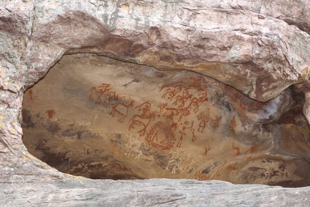Bhimbetka, cave paintings