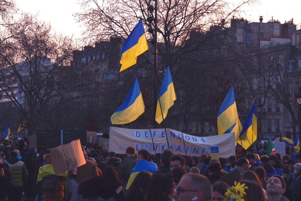 ukraine, flags, protest, people, crowd, expression, war, paris, france, peace, politics, europe, ukraine, ukraine, ukraine, ukraine, ukraine