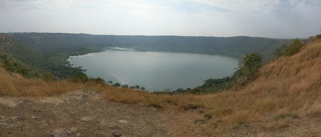 Lonar crater lake.