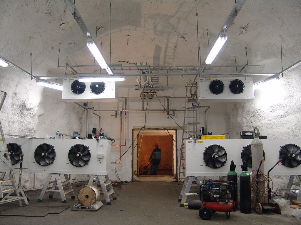 Cooling System of the Svalbard Global Seed Vault.