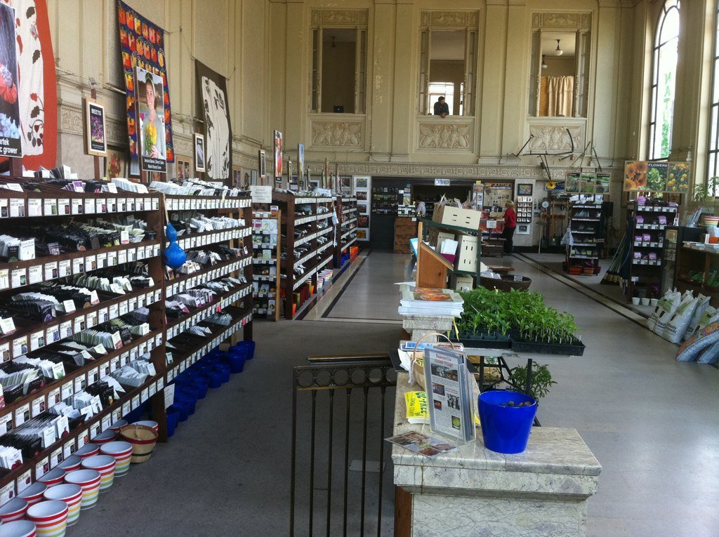 Plant seeds, seed bank