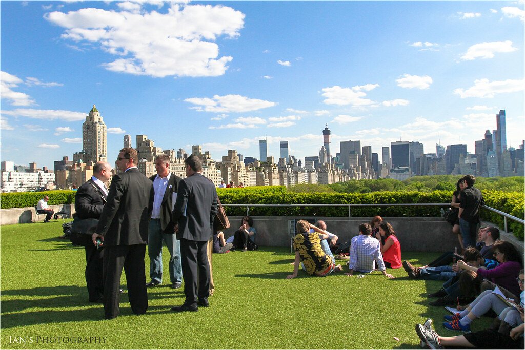 NYC green roof movement, roof garden