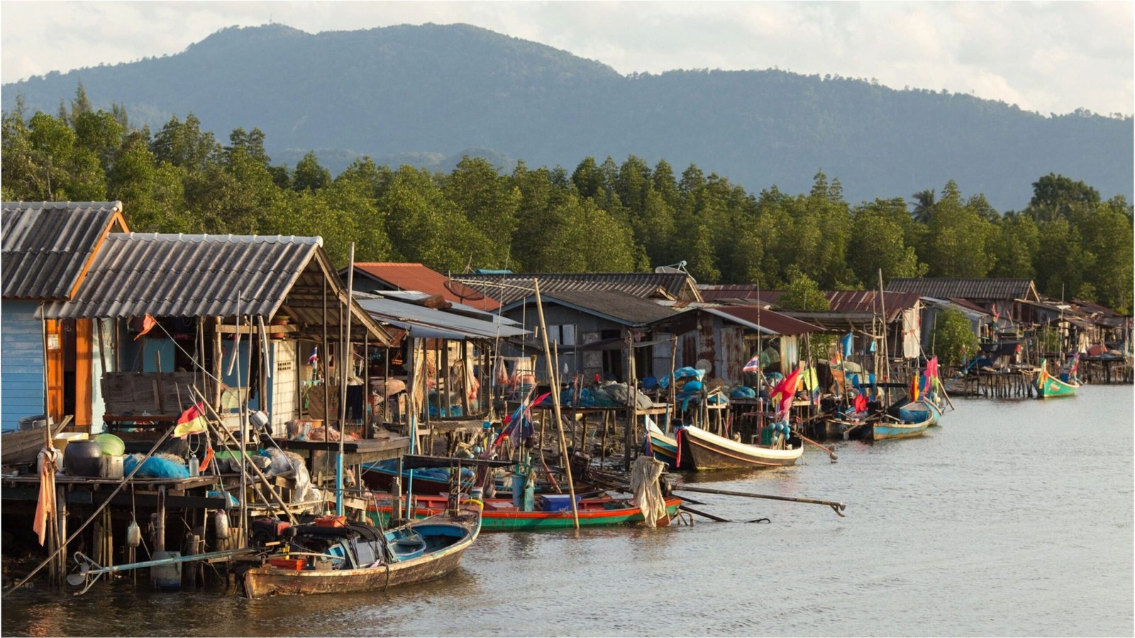 Thai fishing village