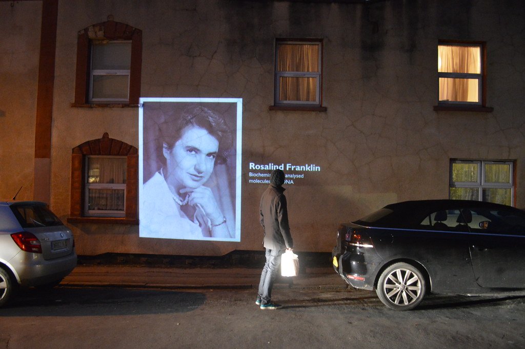 Rosalind Franklin @frontroomart.