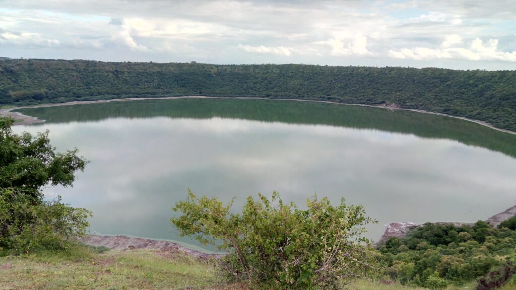Lonar Crater Lake was formed by a meteorite impact 50,000+ years ago.