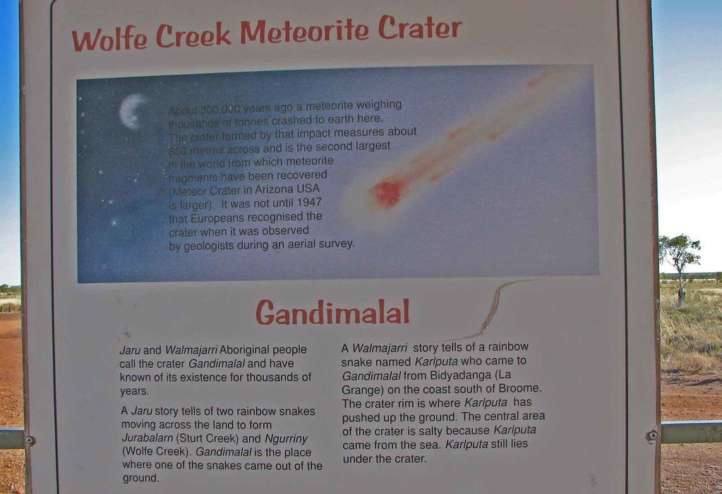 Wolfe Creek Crater, meteorite