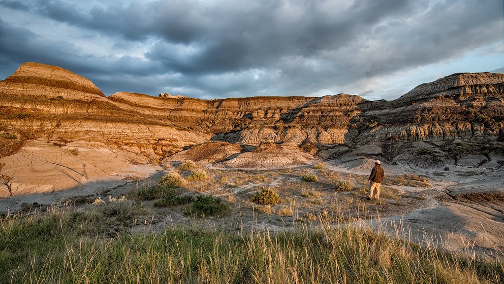 Alberta Badlands, Canada, dinosaur
