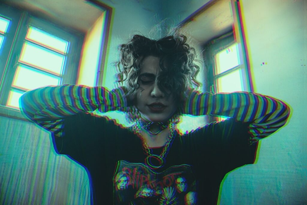 Person covering their ears.