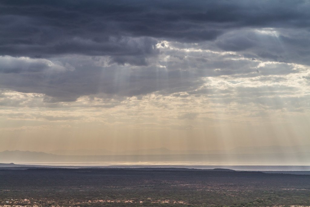 Rays of Light Lake Natron
