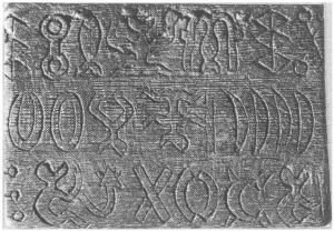 The Undeciphered Script of the Rongo-Rongo Tablets (image credits: wikimedia)
