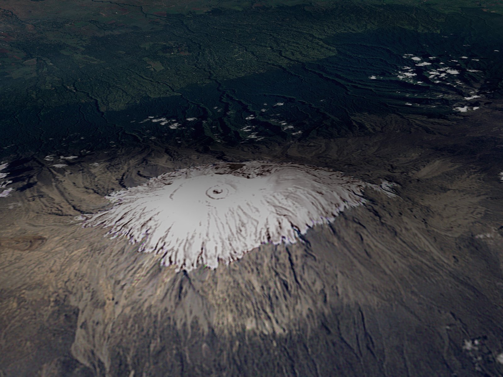 The Majestic Ice Cap of Kilimanjaro (image credits: wikimedia)