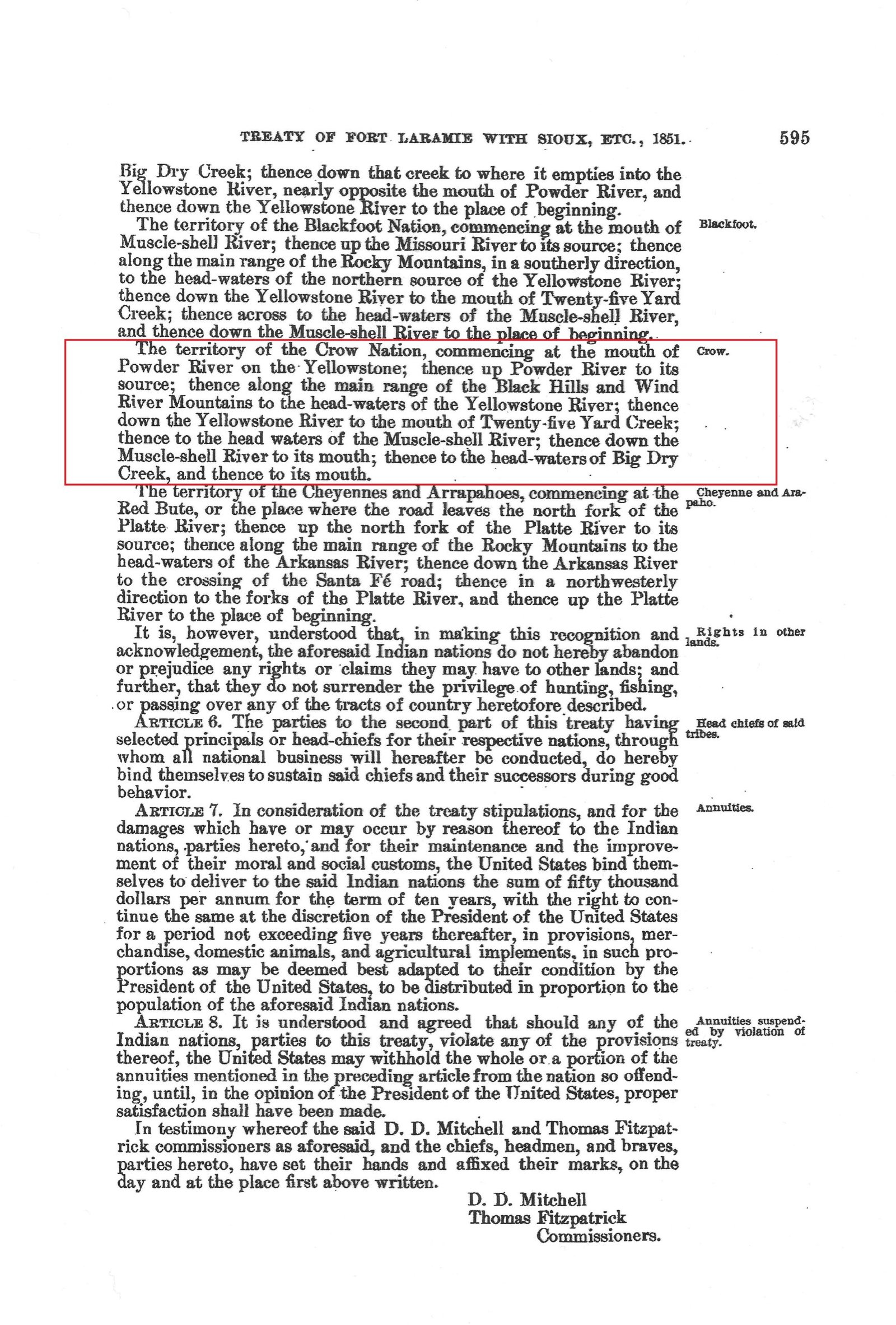 The 1868 Fort Laramie Treaty: A Promise Written in Ink (image credits: wikimedia)
