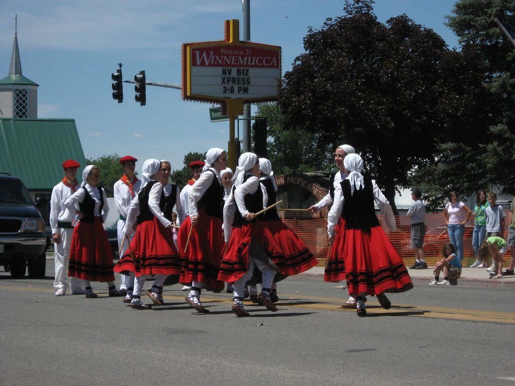 Basque Dancers, Winnemucca Basque Festival, Winnemucca, Nevada