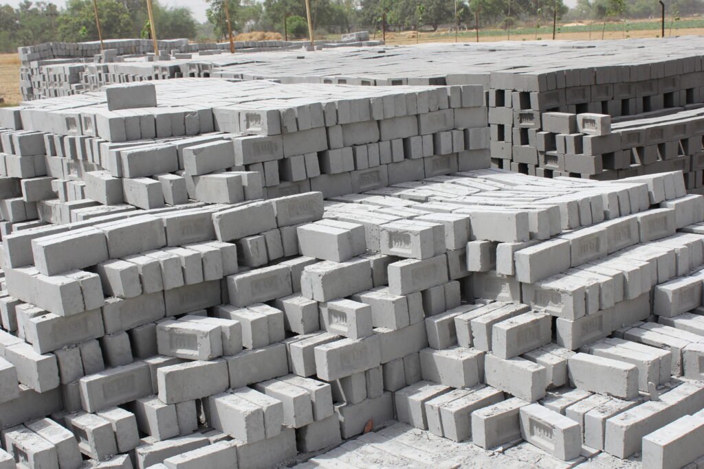 Fly Ash Bricks.