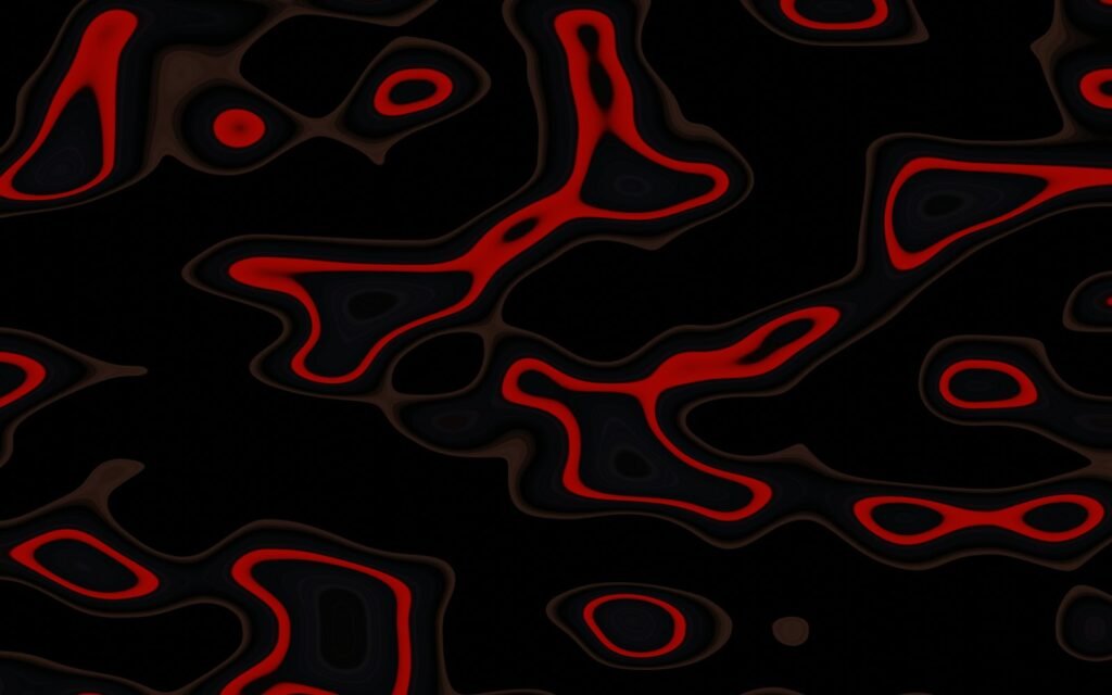 A black and red background with a pattern