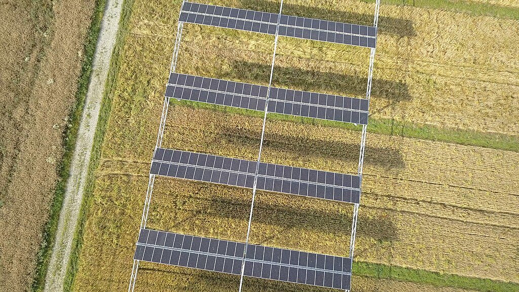 Agrivoltaics pilot plant at Heggelbach Farm in Germany