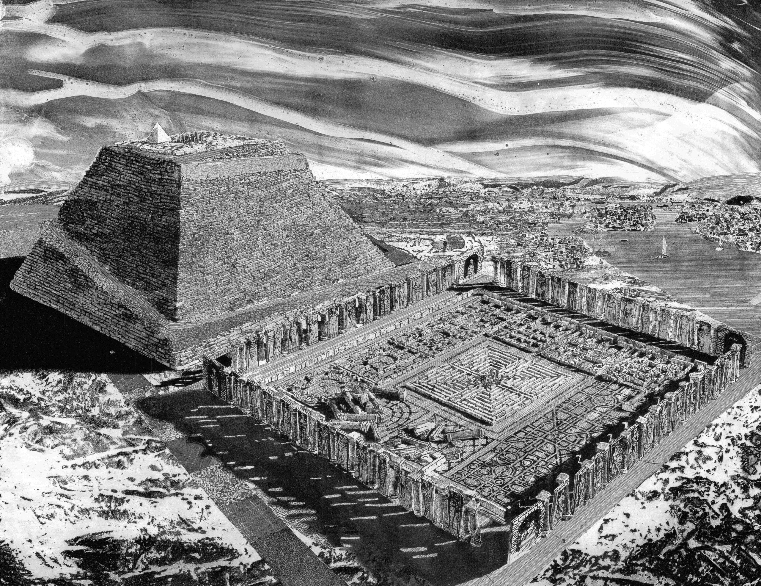 The Influence of Egyptian and Near Eastern Labyrinths (image credits: wikimedia)