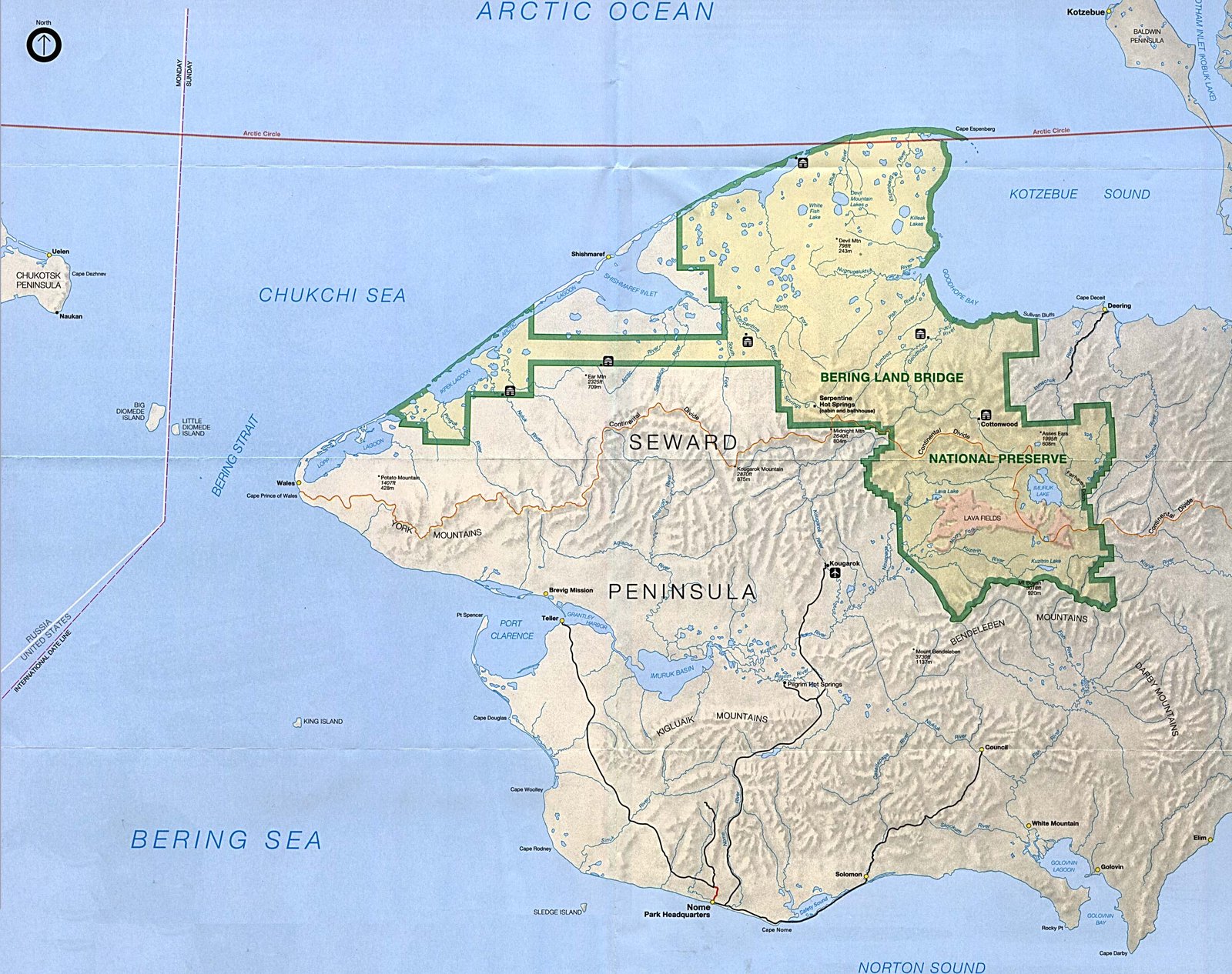 The Bering Land Bridge: Gateway to the Americas (image credits: wikimedia)