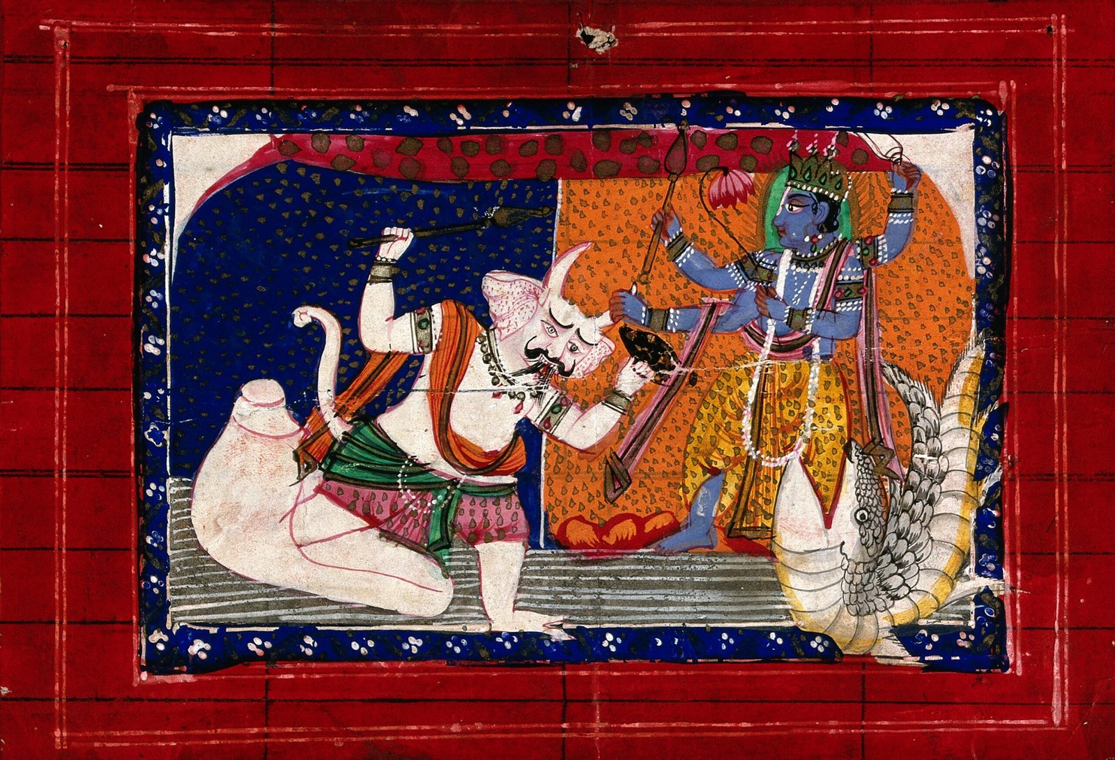 The Mysterious Appearance of Matsya (image credits: wikimedia)