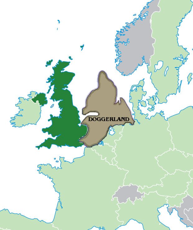 The Lost Lands of Doggerland (image credits: wikimedia)