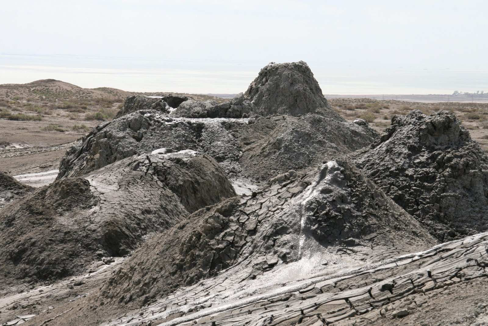 The Mysterious Landscape of Baku’s Mud Volcanoes (image credits: wikimedia)