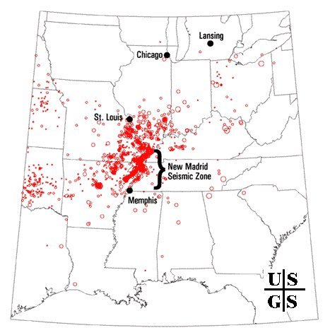 Comparing the New Madrid Fault to Other Seismic Zones (image credits: wikimedia)