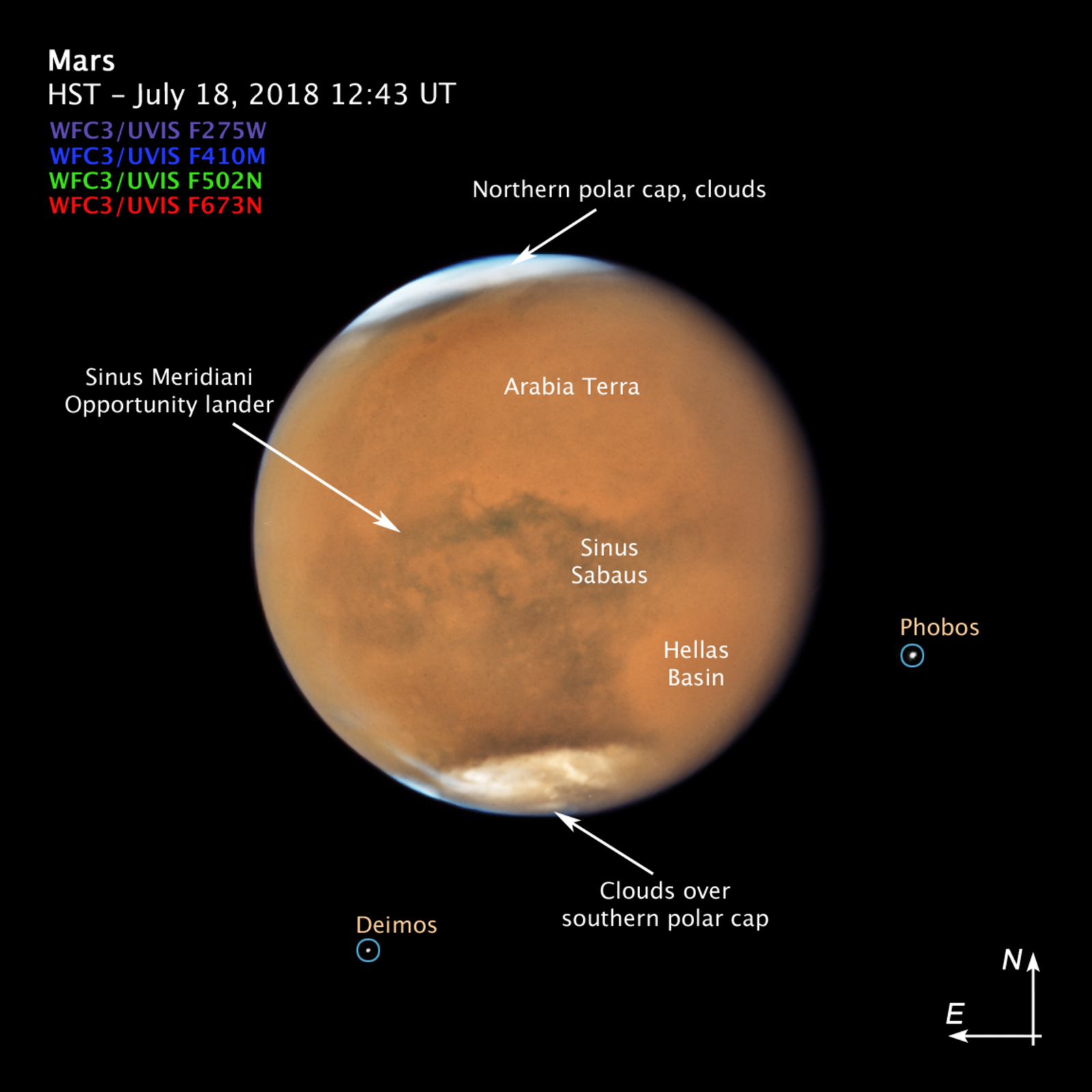 Impact on Mars: The “Rain” of Phobos (image credits: wikimedia)